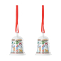 Preview: 2 x Hutschenreuther Porzellan Weihnachtsglocke Glocke 2025 NEU OVP