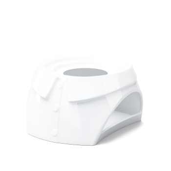 Preview: Henkelbecher Verdutzt - 350 ml FIFTYEIGHT Henkelbecher Weiß - 1 Stück - jetzt online bestellen