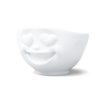 Preview: Henkelbecher Verdutzt - 350 ml FIFTYEIGHT Henkelbecher Weiß - 1 Stück - jetzt online bestellen