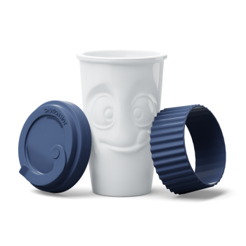 FIFTYEIGHT  MARINEBLAU 2 x TO GO BECHER LECKER ✓ jetzt in unserem Onlineshop kaufen ✓ direkt von Ihrem Fachhändler: Die Kleine Geschenkidee