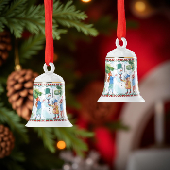 2 x Hutschenreuther Porzellan Weihnachtsglocke Glocke 2025 NEU OVP
