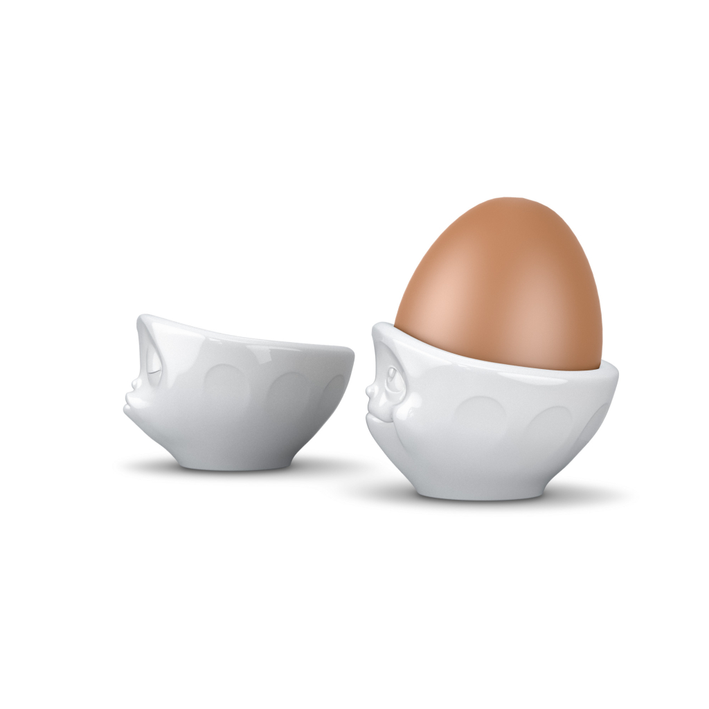 Eierbecher-Set Nr. 1 - Küssend/Verträumt  FIFTYEIGHT Eierbecher Weiß - 2 Stück - jetzt online bestellen