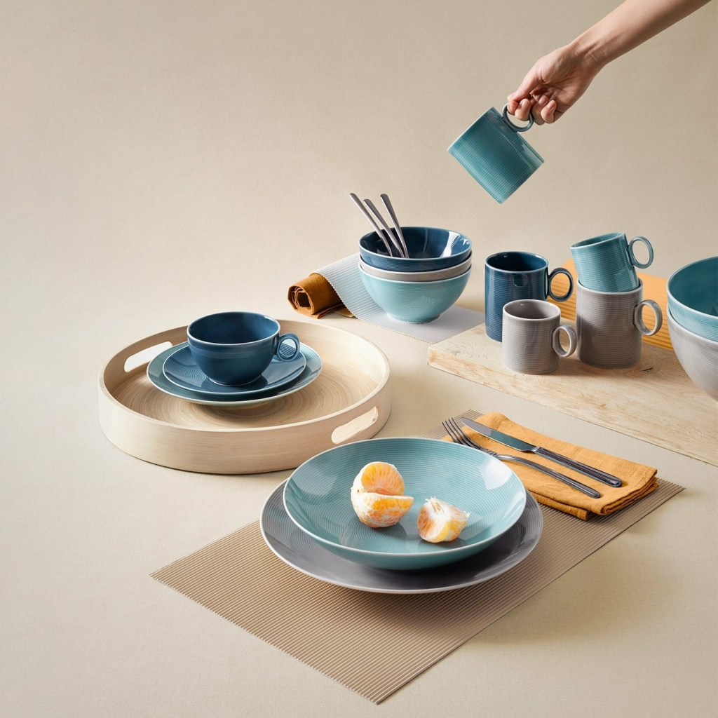 Becher mit Henkel klein 0.33 l Thomas Porzellan LOFT Ice Blue - 1 Stück - jetzt online bestellen